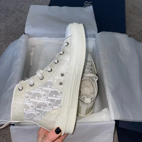 Mens Dior B23 High Top Sneakers size 39 - Picture 7 of 16